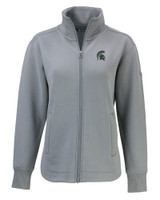 Michigan State Spartans Cutter & Buck Roam Eco Full Zip Recycled Womens Jacket EG_MANN_HG 1