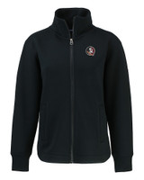Florida State Seminoles Cutter & Buck Roam Eco Full Zip Recycled Womens Jacket BL_MANN_HG 