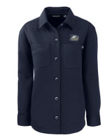 Georgia Southern Eagles Cutter & Buck Roam Eco Recycled Womens Shirt Jacket NVBU_MANN_HG 