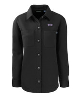 TCU Horned Frogs Cutter & Buck Roam Eco Knit Womens Shirt Jacket BL_MANN_HG 1