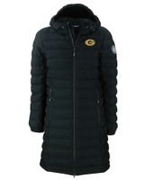 Grambling Tigers Cutter & Buck Mission Ridge Repreve Eco Insulated Womens Long Puffer Jacket BL_MANN_HG 