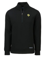 Cal Poly Mustangs Cutter & Buck Roam Eco Recycled Quarter Zip Mens Pullover BL_MANN_HG 