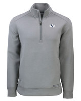 Brigham Young Cougars Cutter & Buck Roam Eco Recycled Quarter Zip Mens Pullover EG_MANN_HG 1