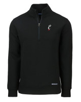 Cincinnati Bearcats Cutter & Buck Roam Eco Recycled Quarter Zip Mens Pullover BL_MANN_HG 1