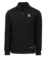 Michigan State Spartans Cutter & Buck Roam Eco Recycled Quarter Zip Mens Pullover BL_MANN_HG 1