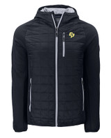 Cal Poly Mustangs Cutter & Buck Rainier Primaloft Mens Eco Full Zip Hybrid Jacket BL_MANN_HG 