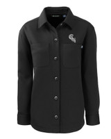 Chicago White Sox City Connect Cutter & Buck Roam Eco Knit Womens Shirt Jacket BL_MANN_HG 1
