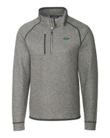 Marshall Bison Cutter & Buck Mainsail Sweater-Knit Mens Half Zip Pullover Jacket POH_MANN_HG 1