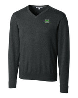 Marshall Bison Cutter & Buck Lakemont Tri-Blend Mens Big and Tall V-Neck Pullover Sweater CCH_MANN_HG 1