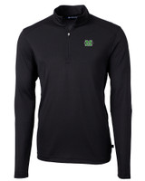 Marshall Thundering Herd Cutter & Buck Virtue Eco Pique Recycled Quarter Zip Mens Big & Tall Pullover BL_MANN_HG 