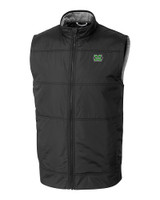 Marshall Thundering Herd Cutter & Buck Stealth Hybrid Quilted Mens Windbreaker Vest BL_MANN_HG 