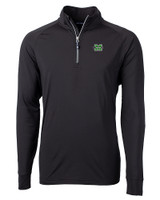 Marshall Thundering Herd Cutter & Buck Adapt Eco Knit Stretch Recycled Mens Quarter Zip Pullover BL_MANN_HG 