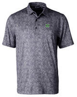 Marshall Thundering Herd Cutter & Buck Pike Constellation Print Stretch Mens Polo BL_MANN_HG 