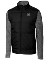 Marshall Thundering Herd Cutter & Buck Stealth Hybrid Quilted Mens Big and Tall Full Zip Windbreaker Jacket BL_MANN_HG 