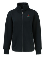 Arizona Diamondbacks Cutter & Buck Roam Eco Full Zip Recycled Womens Jacket BL_MANN_HG 1