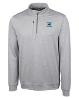 Carolina Panthers Historic Cutter & Buck Stealth Heathered Mens Big and Tall  Quarter Zip Pullover POL_MANN_HG 1