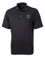 Carolina Panthers Historic Cutter & Buck Virtue Eco Pique Recycled Mens Polo BL_MANN_HG 1