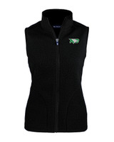 North Dakota Cutter & Buck Cascade Eco Fleece Womens Vest BL_MANN_HG 