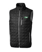 North Dakota Cutter & Buck Rainier PrimaLoft® Mens Big and Tall Eco Insulated Full Zip Puffer Vest BL_MANN_HG 