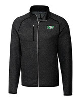 North Dakota Cutter & Buck Mainsail Sweater-Knit Mens Full Zip Jacket CCH_MANN_HG 