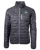 North Dakota Cutter & Buck Rainier PrimaLoft® Mens Eco Insulated Full Zip Printed Puffer Jacket BL_MANN_HG 