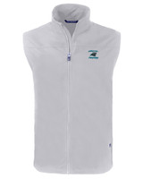 Carolina Panthers Historic Cutter & Buck Charter Eco Full-Zip Mens Big & Tall Vest POL_MANN_HG 1