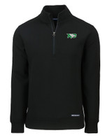 North Dakota Cutter & Buck Roam Eco Recycled Quarter Zip Mens Pullover BL_MANN_HG 