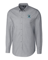 Carolina Panthers Historic Cutter & Buck Stretch Oxford Mens Long Sleeve Dress Shirt CC_MANN_HG 1