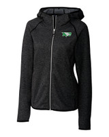 North Dakota Cutter & Buck Mainsail Full Zip Hooded Womens Jacket CCH_MANN_HG 