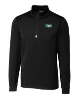 North Dakota Cutter & Buck Traverse Stretch Eco Quarter Zip Mens Big and Tall Pullover BL_MANN_HG 