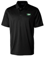 North Dakota Cutter & Buck Prospect Eco Textured Stretch Recycled Mens Big & Tall Polo BL_MANN_HG 