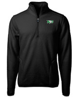 North Dakota Cutter & Buck Cascade Eco Sherpa Fleece Mens Big & Tall Quarter Zip Jacket BL_MANN_HG 