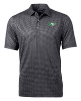 North Dakota Cutter & Buck Pike Banner Print Stretch Mens Big & Tall Polo BL_MANN_HG 