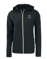 Carolina Panthers Historic Cutter & Buck Daybreak Eco Recycled Womens Full Zip Hoodie BL_MANN_HG 1