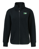 North Dakota Cutter & Buck Roam Eco Full Zip Recycled Womens Jacket BL_MANN_HG 