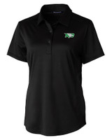 North Dakota Cutter & Buck Prospect Eco Textured Stretch Recycled Womens Short Sleeve Polo BL_MANN_HG 