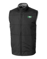 North Dakota Cutter & Buck Stealth Hybrid Quilted Mens Windbreaker Vest BL_MANN_HG 