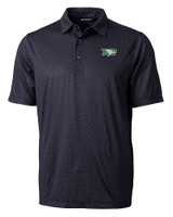 North Dakota Cutter & Buck Pike Double Dot Print Stretch Mens Polo BL_MANN_HG 