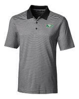 North Dakota Cutter & Buck Forge Tonal Stripe Stretch Mens Polo BL_MANN_HG 