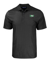 North Dakota Cutter & Buck Pike Eco Tonal Geo Print Stretch Recycled Mens Polo BL_MANN_HG 
