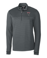 Atlanta Falcons Historic - Cutter & Buck Traverse Stripe Stretch Quarter Zip Mens Pullover EG_MANN_HG 1