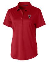 Atlanta Falcons Historic - Cutter & Buck Prospect Textured Stretch Womens Short Sleeve Polo CDR_MANN_HG 1