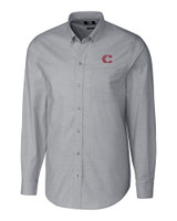 Cincinnati Reds City Connect Cutter & Buck Stretch Oxford Mens Big and Tall Long Sleeve Dress Shirt CC_MANN_HG 1