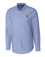 Seattle Mariners City Connect Cutter & Buck Stretch Oxford Mens Big and Tall Long Sleeve Dress Shirt FB_MANN_HG 1