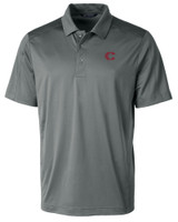 Cincinnati Reds City Connect Cutter & Buck Prospect Textured Stretch Mens Short Sleeve Polo EG_MANN_HG 1