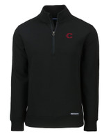 Cincinnati Reds City Connect Cutter & Buck Roam Eco Recycled Quarter Zip Mens Pullover BL_MANN_HG 1