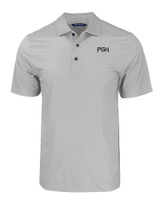 Pittsburgh Pirates City Connect Cutter & Buck Pike Eco Tonal Geo Print Stretch Recycled Mens Polo EG_MANN_HG 1