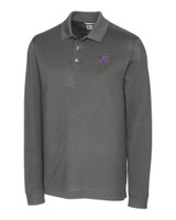 Atlanta Braves City Connect Cutter & Buck Advantage Tri-Blend Pique Mens Big and Tall Long Sleeve Polo EG_MANN_HG 1