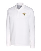 Seattle Mariners City Connect Cutter & Buck Advantage Tri-Blend Pique Mens Big and Tall Long Sleeve Polo WH_MANN_HG 1