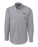Pittsburgh Pirates City Connect Cutter & Buck Easy Care Stretch Gingham Mens Long Sleeve Dress Shirt CC_MANN_HG 1